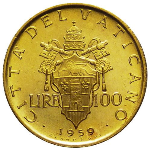 Lira vaticana in Marenghi d'oro